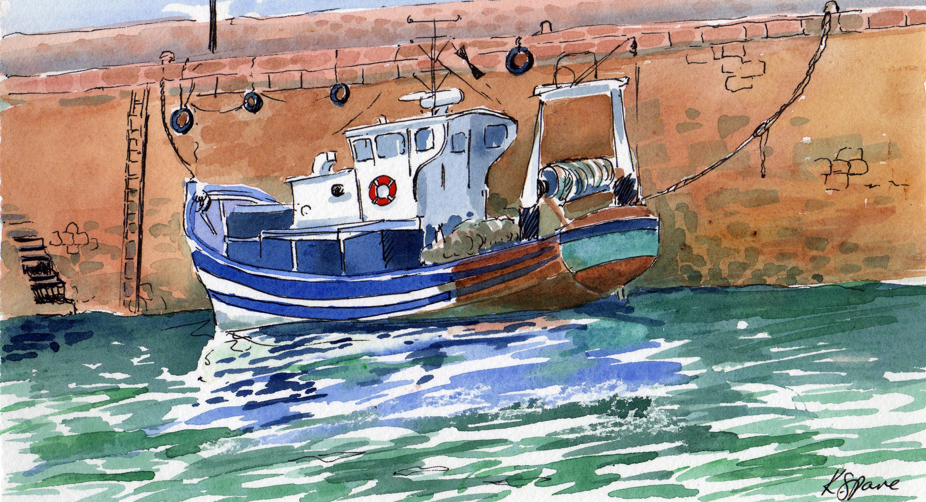 Erquy Fishing Boat - Kay Spare