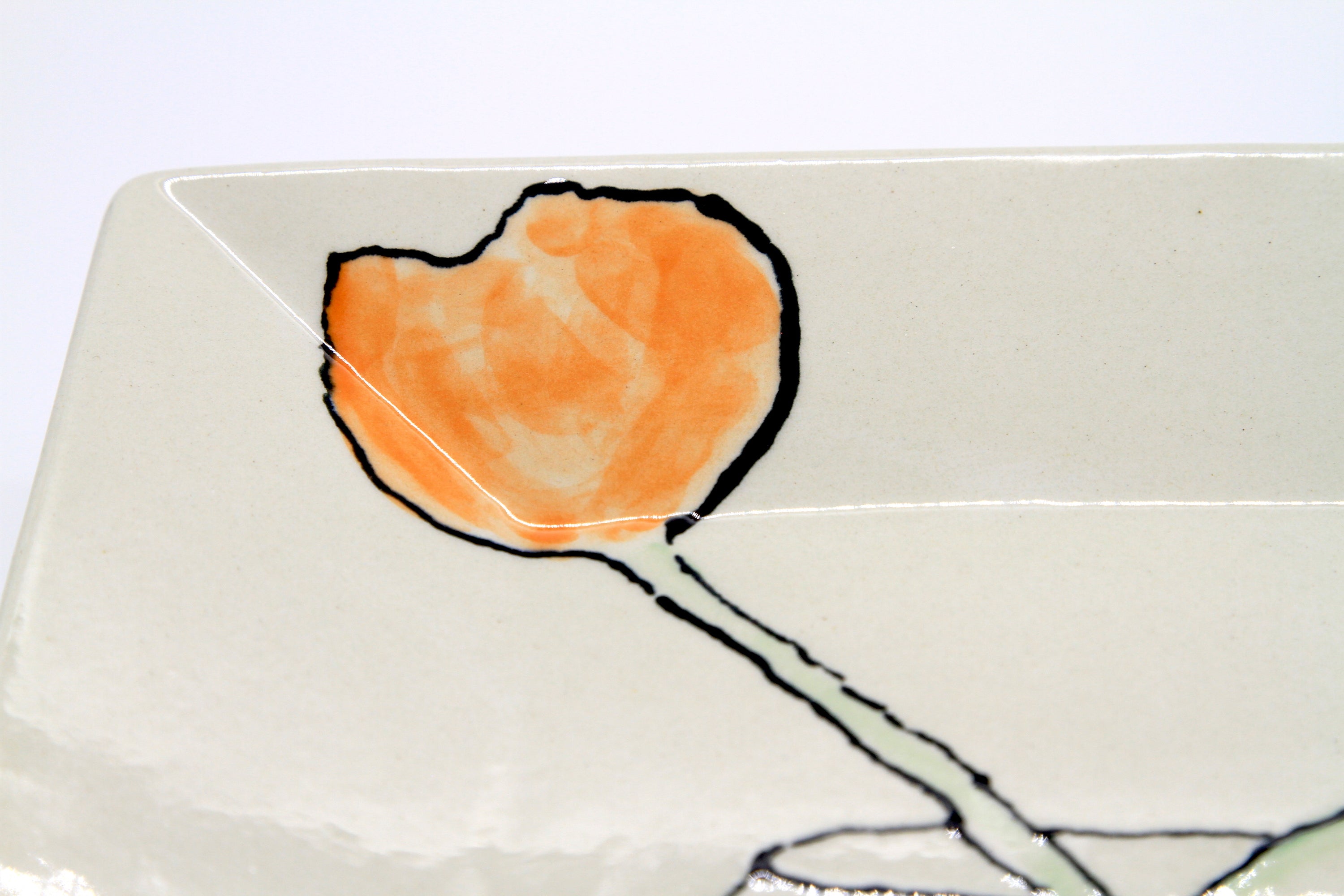 Two Orange Tulips