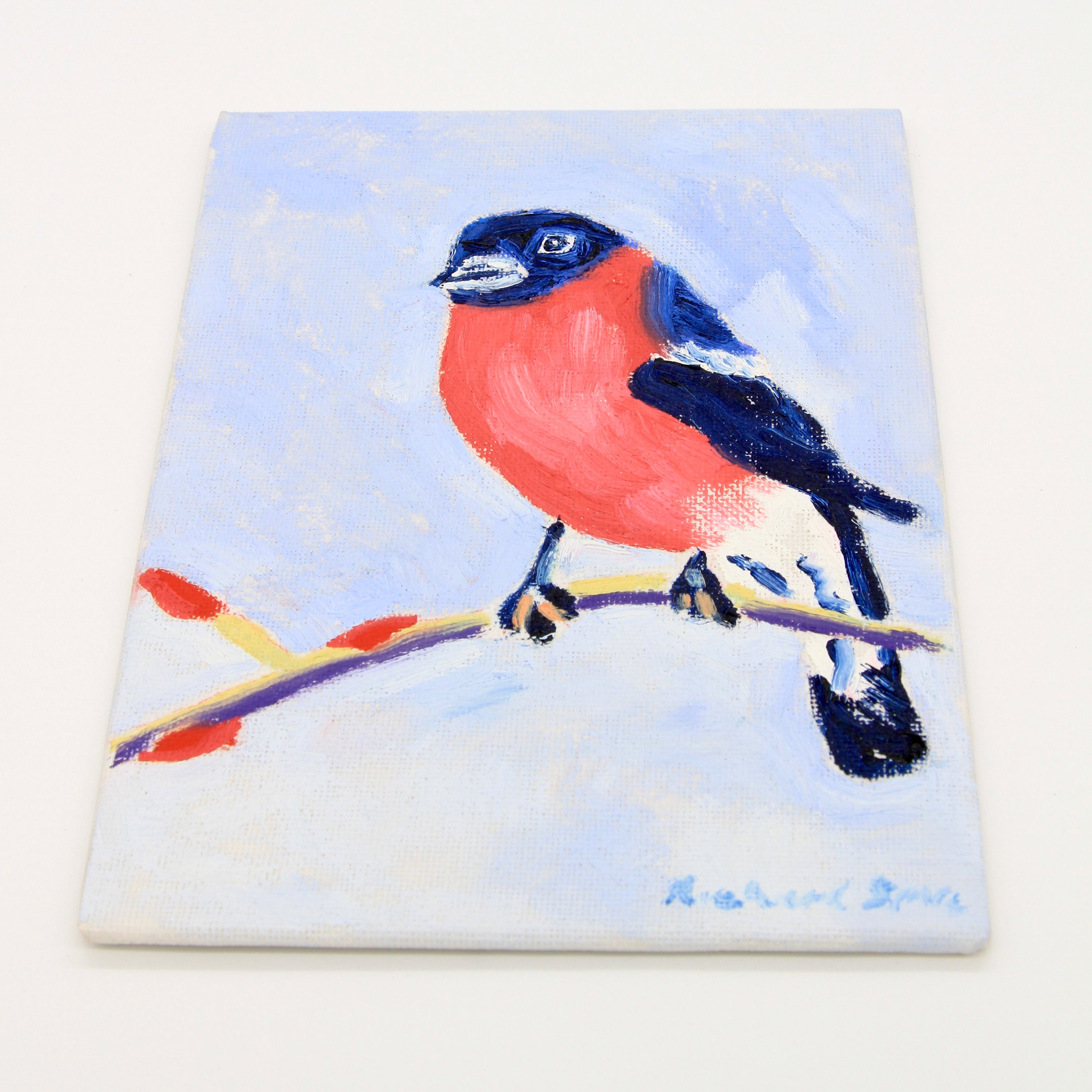 Bullfinch and Magnolia Buds