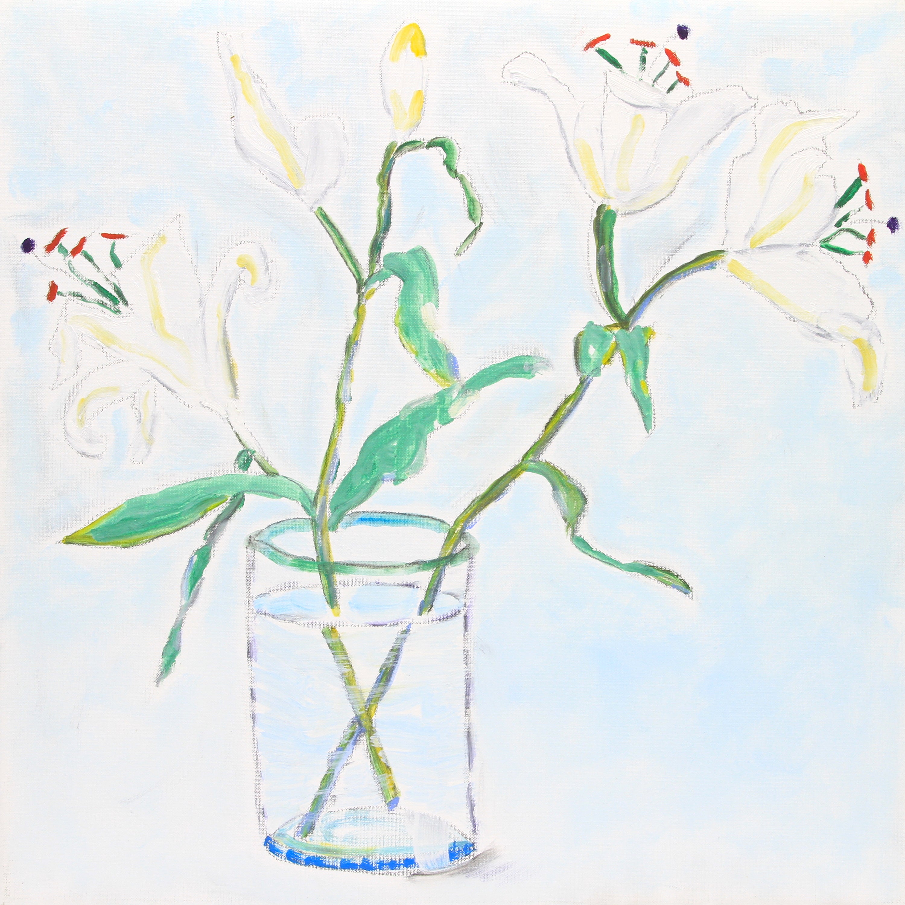 Casa Blanca Lilies (oil)